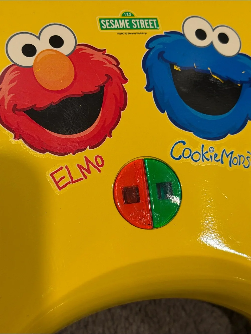 Sesame Street Yellow Handheld waffle Maker